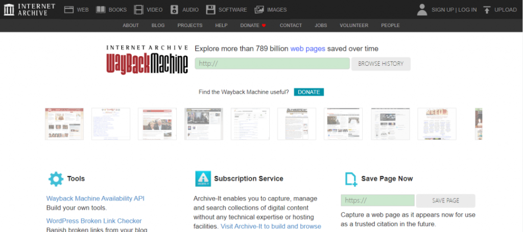 Wayback Machine